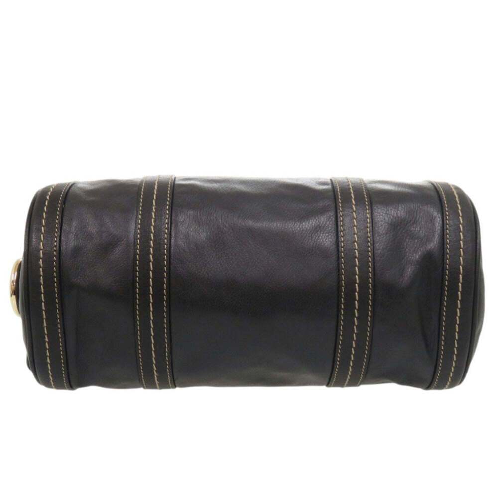 GUCCI Authentic Black Leather Bag - Picture 3 of 7